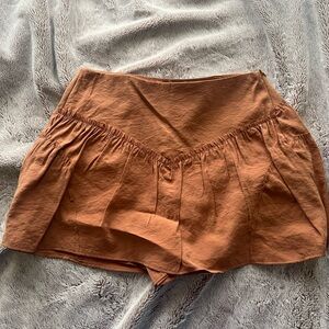 Zara Brown Skort